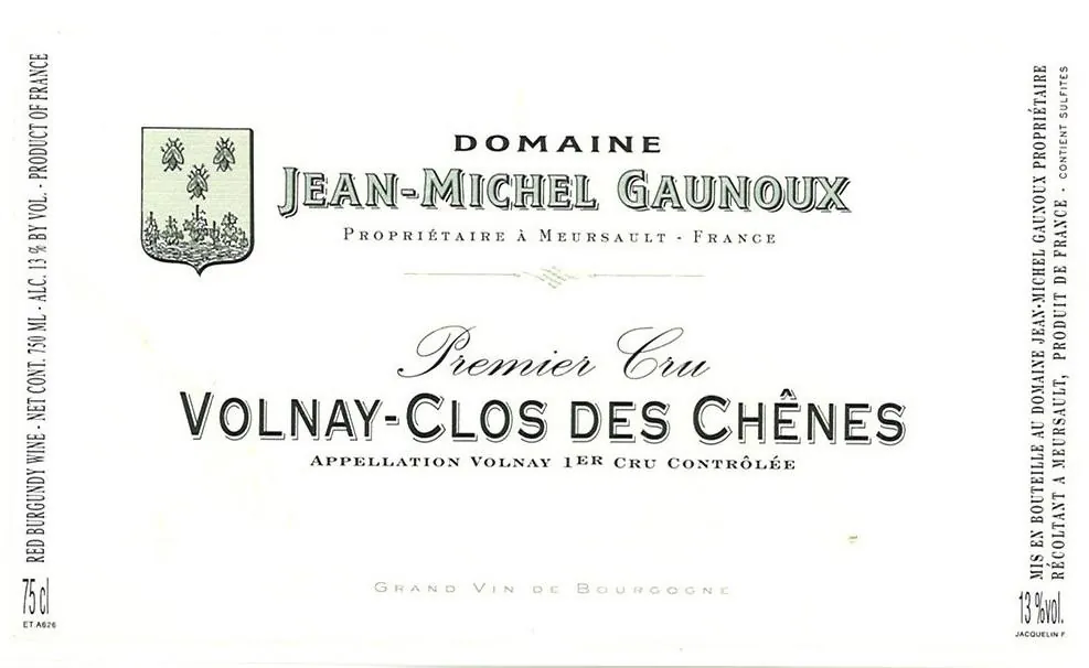 Volnay Clos des Chenes Premier Cru Bottle
