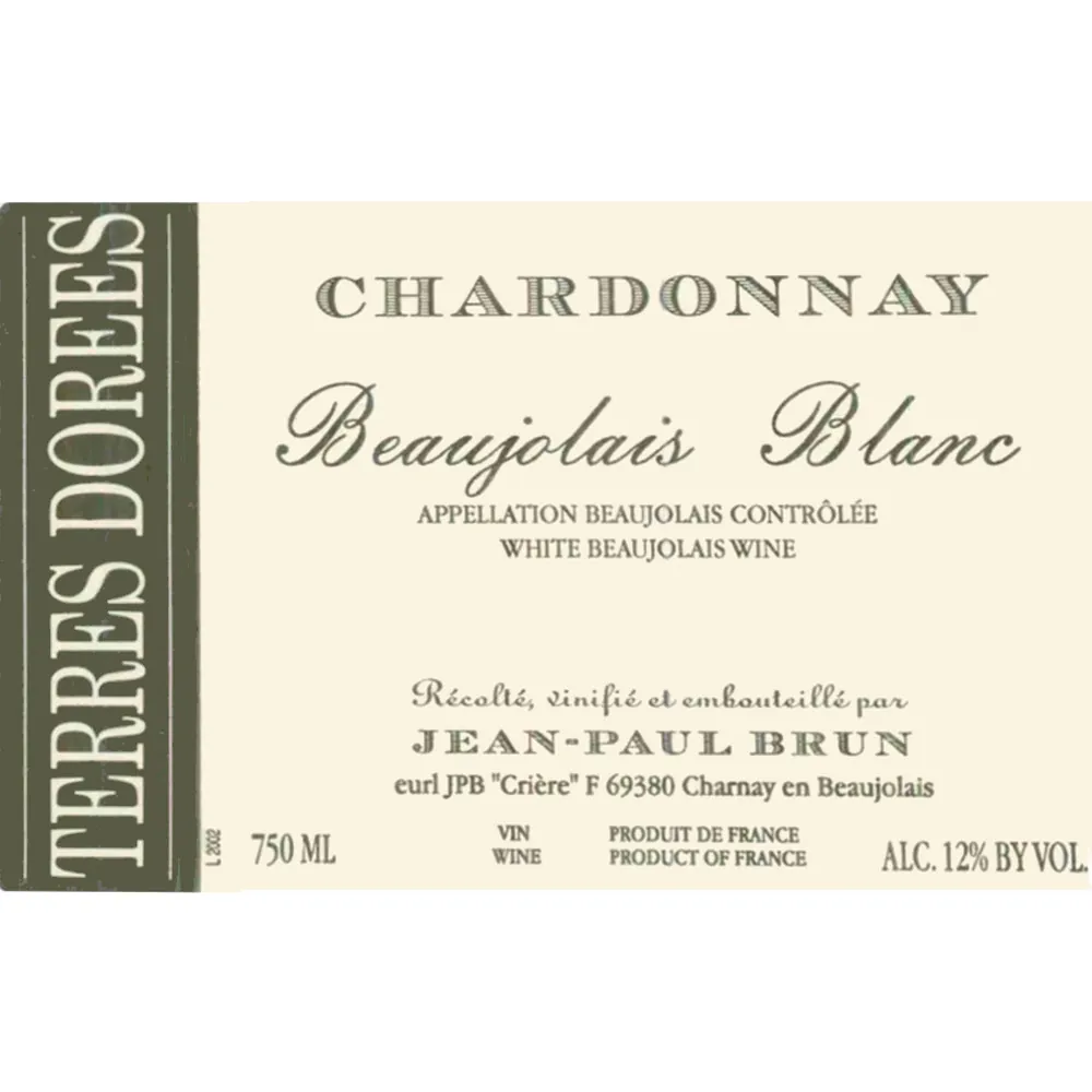 Beaujolais Blanc Bottle
