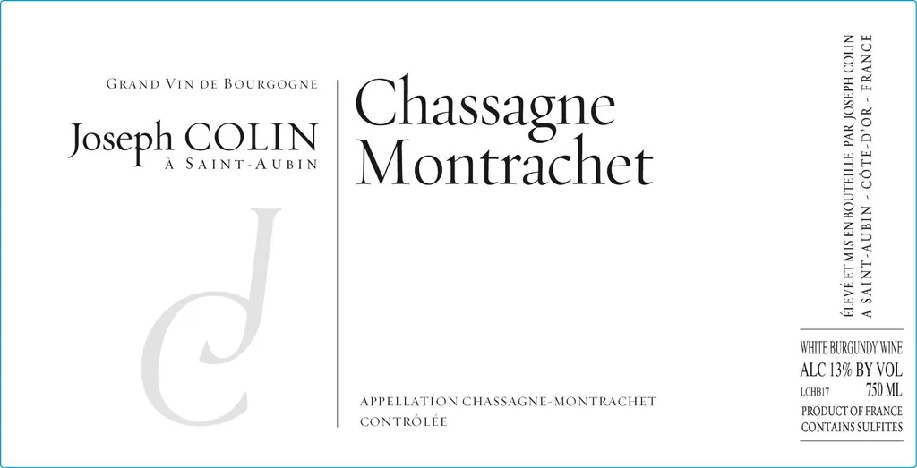 Chassagne-Montrachet Bottle