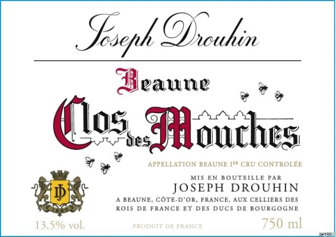 Beaune Clos des Mouches Premier Cru Blanc Bottle