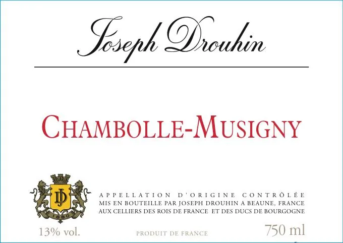 Chambolle-Musigny Bottle