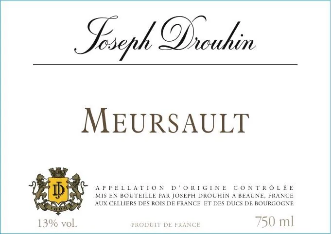 Meursault Bottle