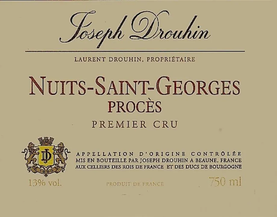 Nuits-Saint-Georges Proces Premier Cru Bottle