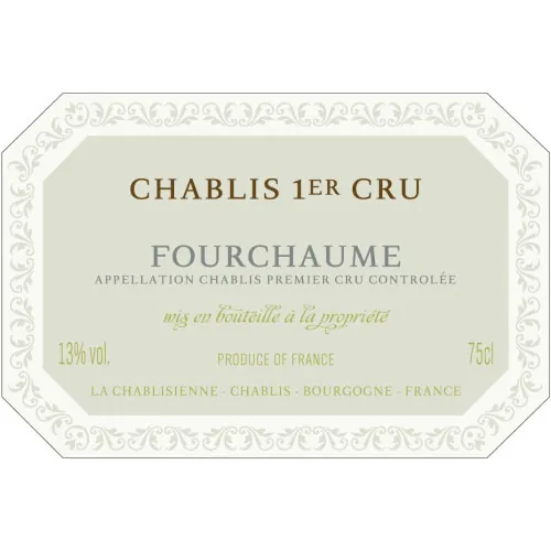 Chablis Fourchaume Premier Cru Bottle