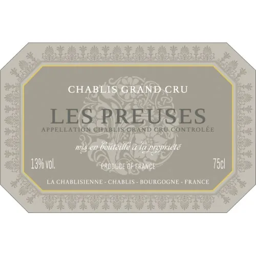 Chablis Les Preuses Grand Cru Bottle