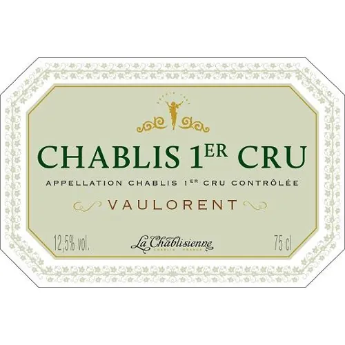 Chablis Vaulorent Premier Cru Bottle