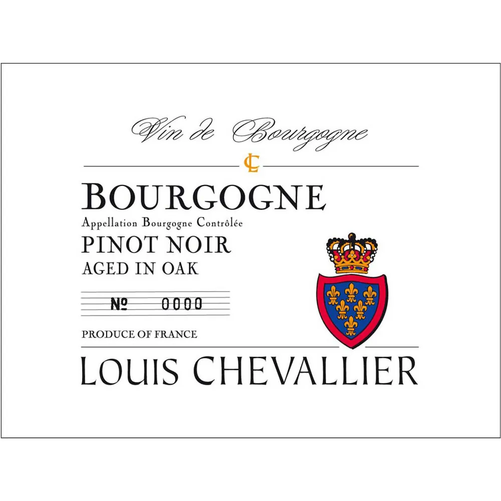 Bourgogne Pinot Noir Bottle
