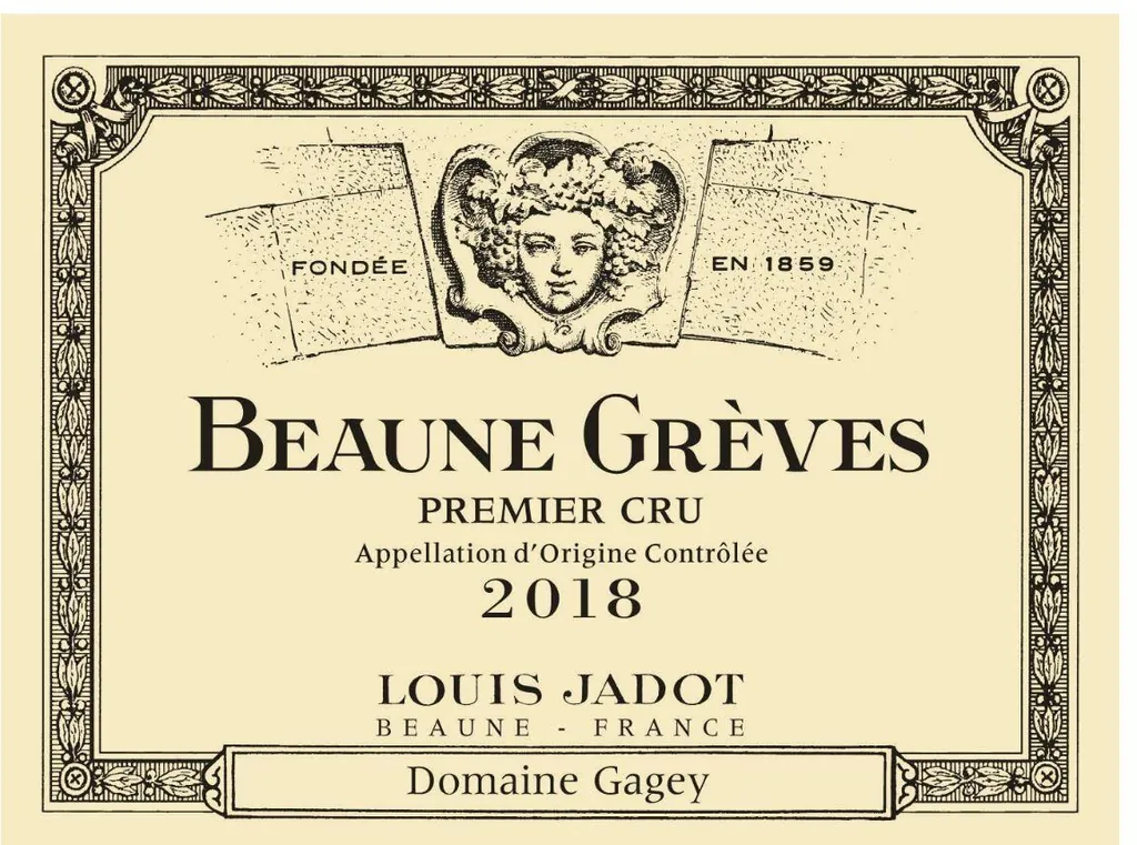 Beaune Les Greves Domaine Gagey Premier Cru Blanc Bottle