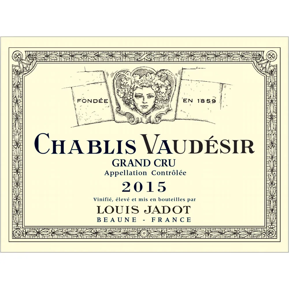 Chablis Vaudesir Grand Cru Bottle