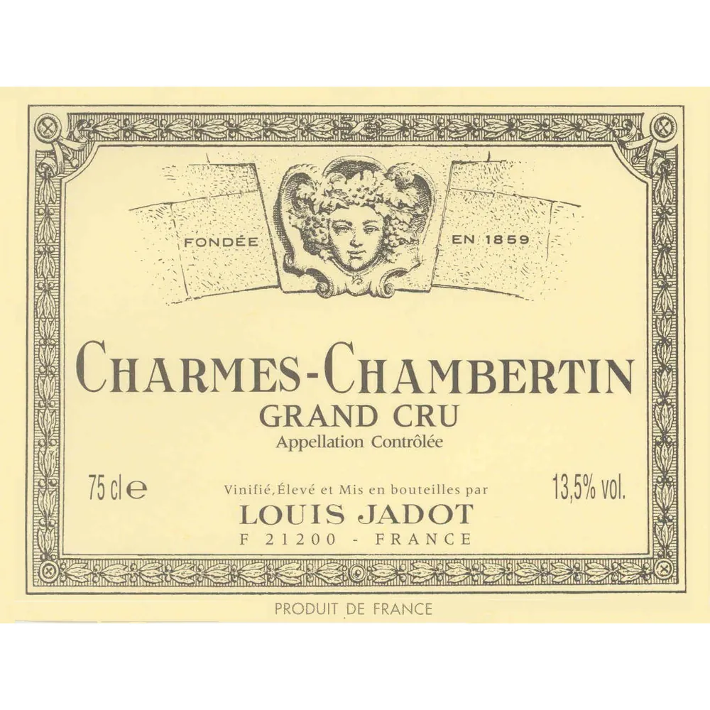 Charmes-Chambertin Grand Cru Bottle