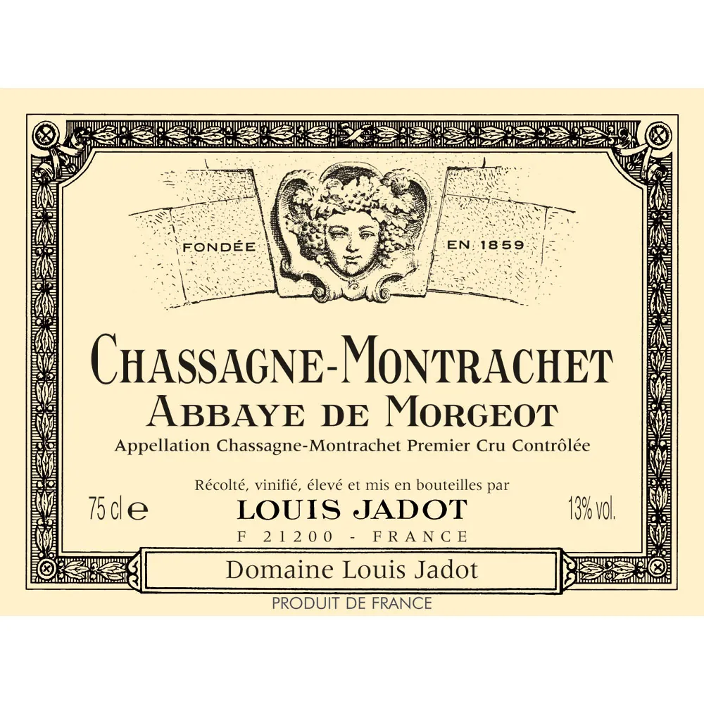 Chassagne-Montrachet Abbaye de Morgeot Bottle