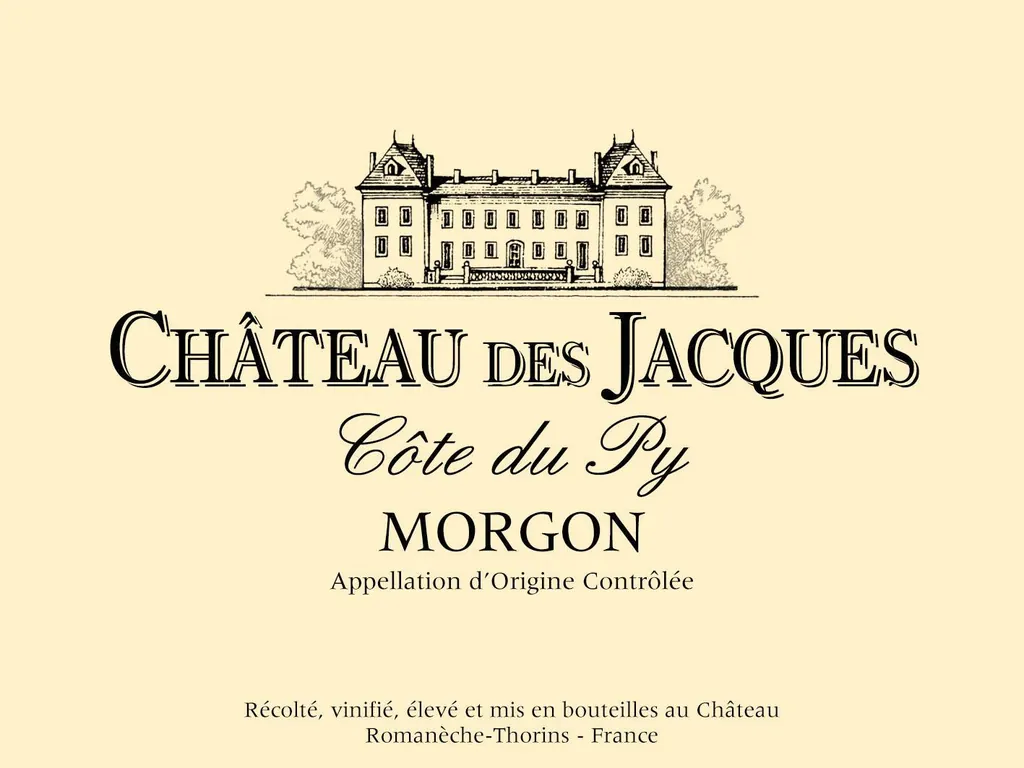 Chateau des Jacques Morgon Cote du Py Bottle