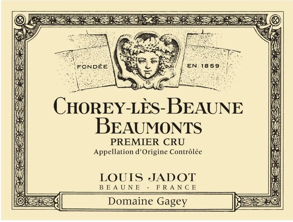 Chorey-les-Beaune Les Beaumonts Domaine Gagey Bottle