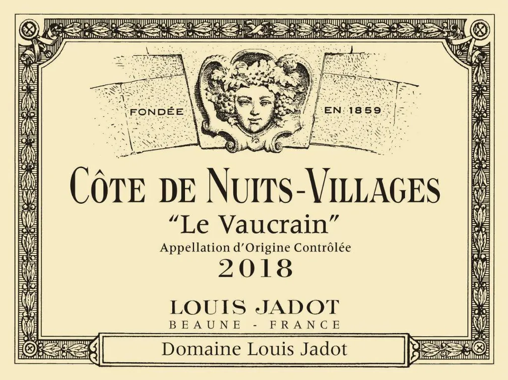 Cote de Nuits Villages Le Vaucrain Bottle