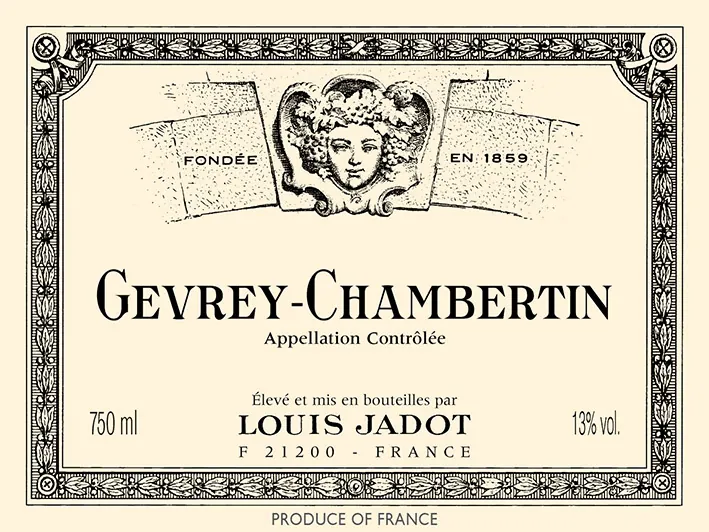 Gevrey-Chambertin Bottle