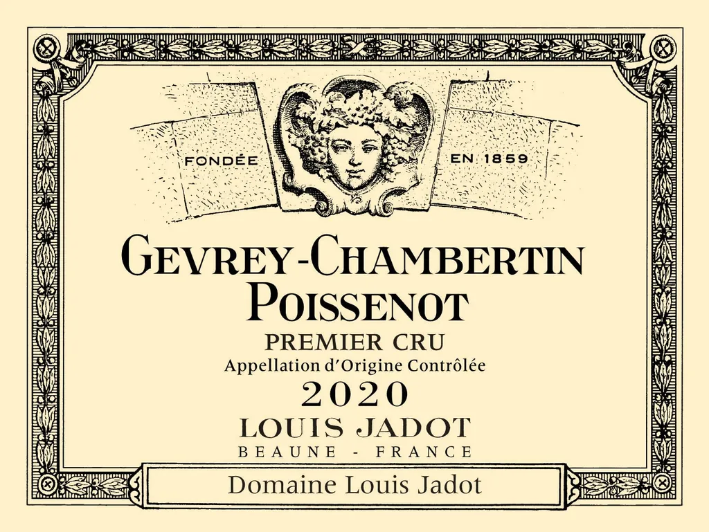 Gevrey-Chambertin Poissenot Premier Cru Bottle