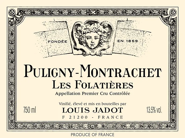 Puligny-Montrachet Les Folatieres Premier Cru Bottle
