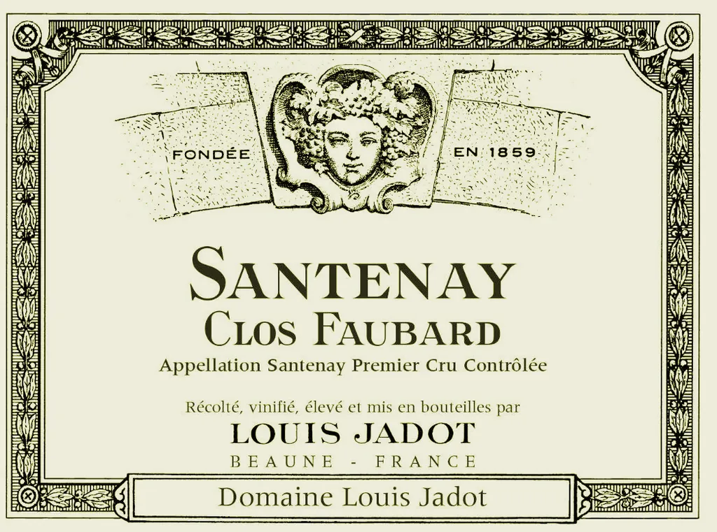 Santenay Clos Faubard Premier Cru Bottle