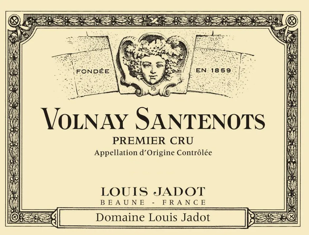 Volnay Santenots Premier Cru Bottle