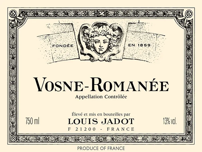 Vosne-Romanee Bottle