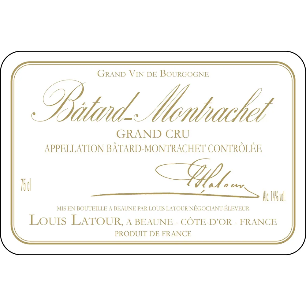 Batard Montrachet Grand Cru Bottle