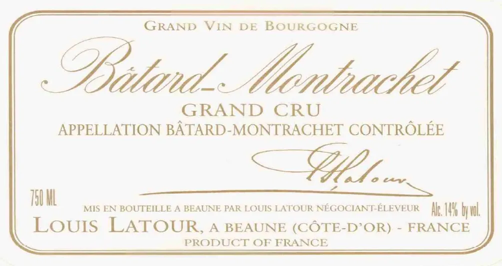 Batard-Montrachet Grand Cru Bottle