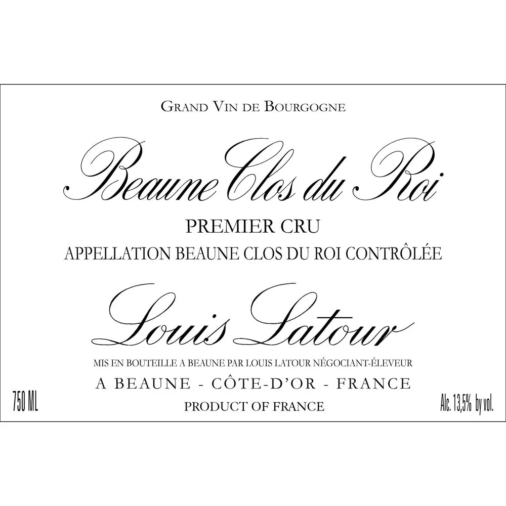 Beaune Clos du Roi Bottle