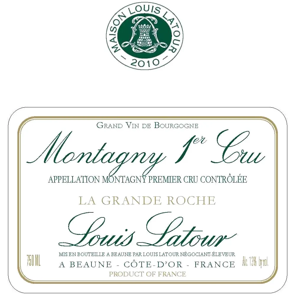 Montagny La Grande Roche Premier Cru Bottle