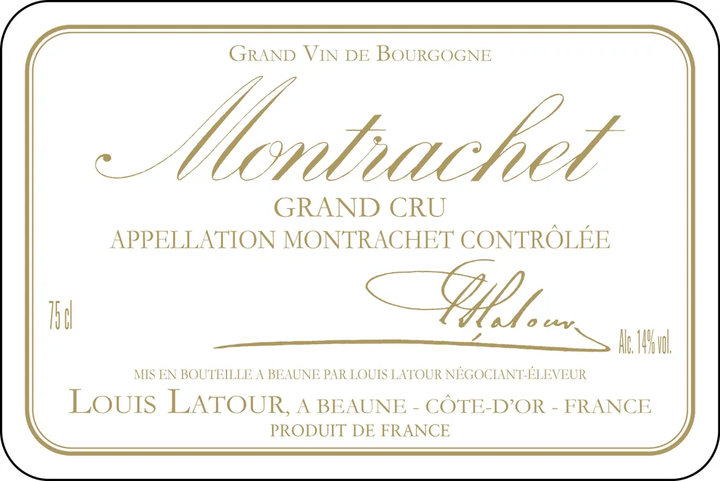 Montrachet Grand Cru Bottle