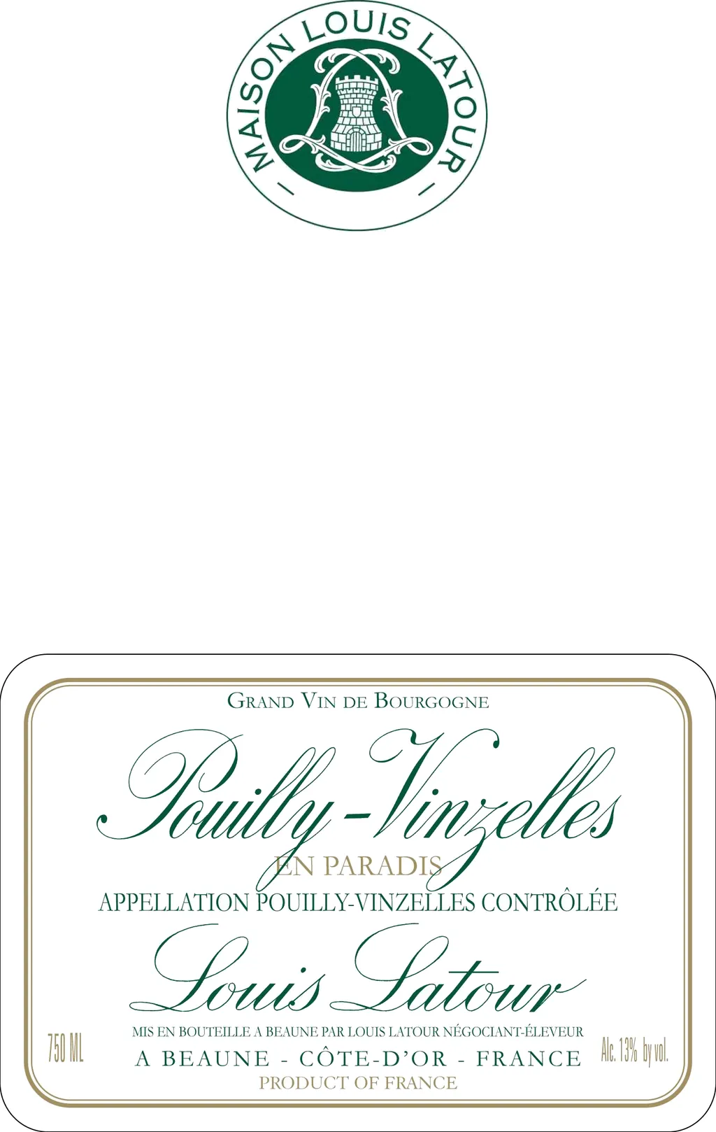 Pouilly-Vinzelles En Paradis Bottle