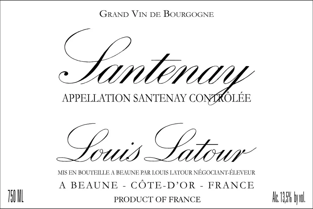 Santenay Bottle