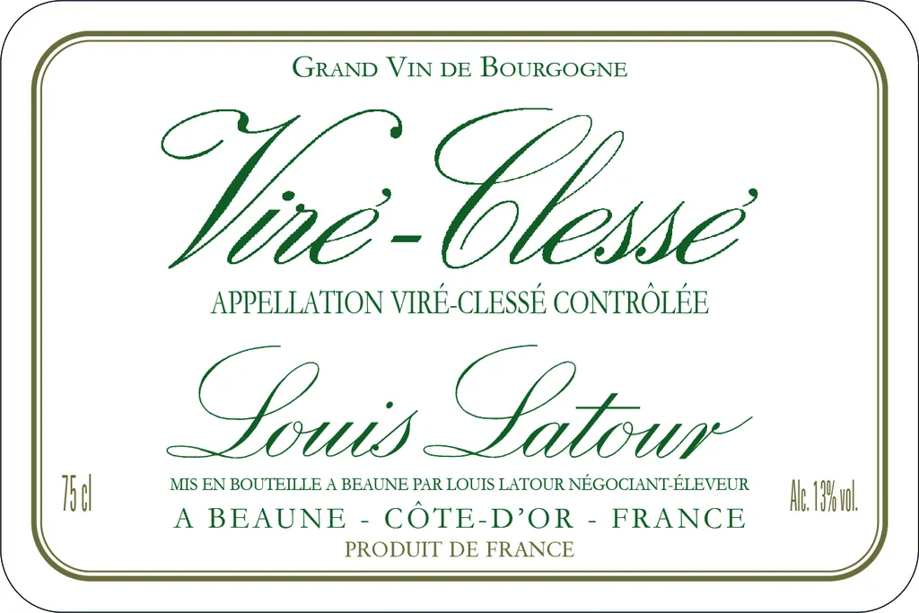 Vire-Clesse Bottle