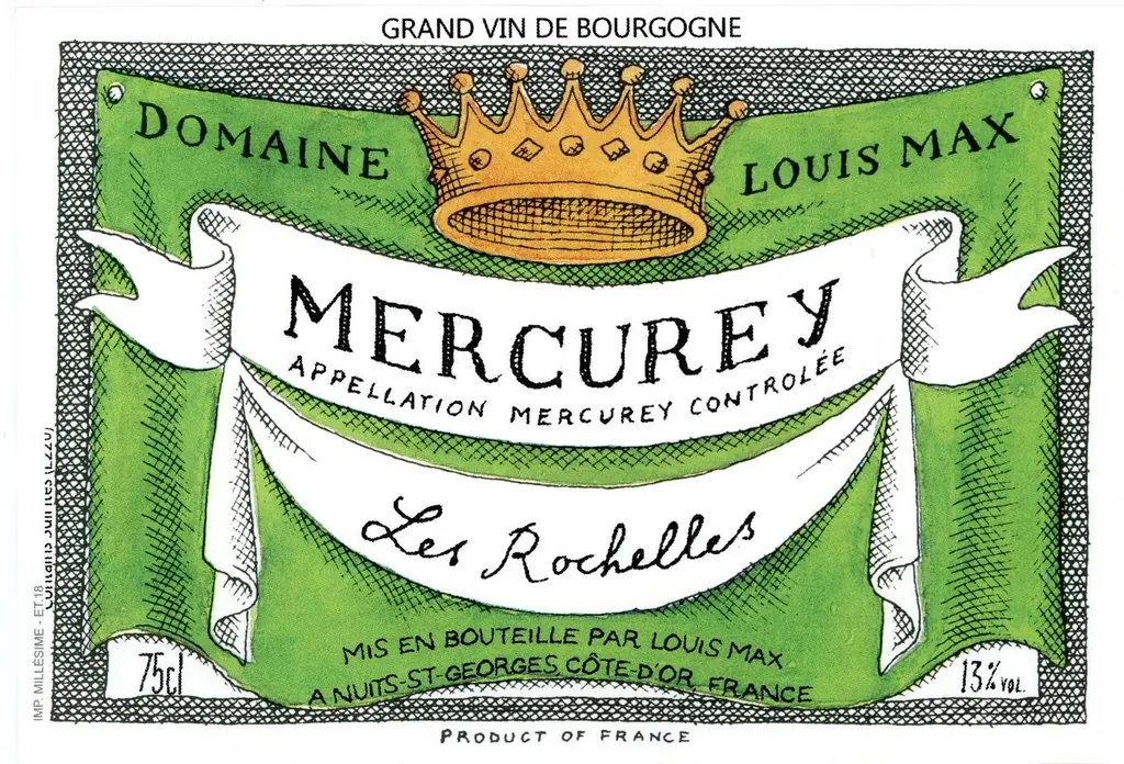 Mercurey Les Rochelles Blanc Bottle