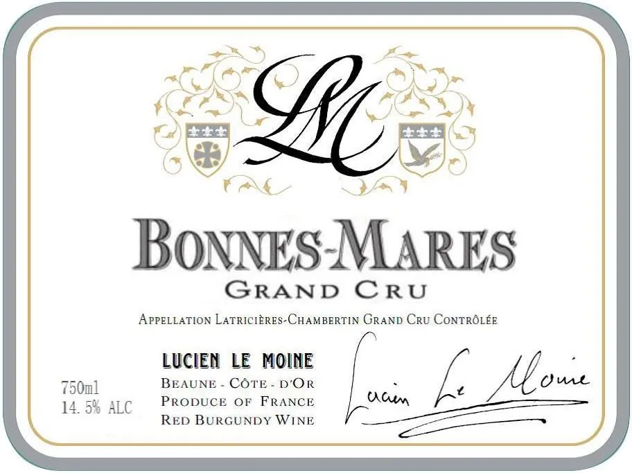 Bonnes Mares Grand Cru Bottle