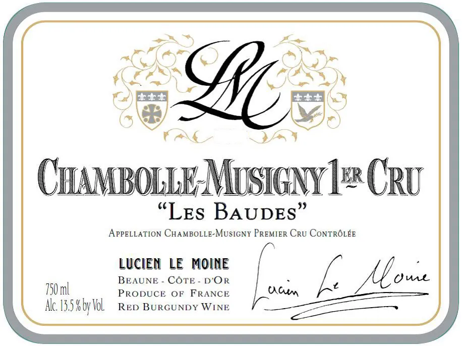 Chambolle-Musigny Les Baudes Premier Cru Bottle
