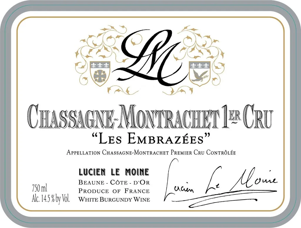Chassagne-Montrachet Embrazees Premier Cru Bottle