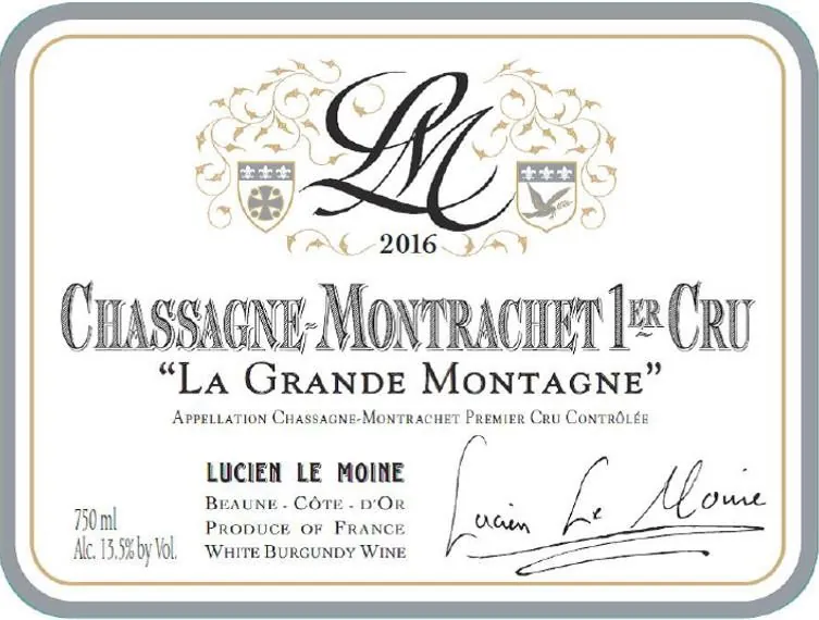 Chassagne-Montrachet Grande Montagne Premier Cru Bottle