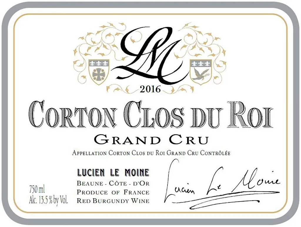 Corton Clos du Roi Grand Cru Bottle
