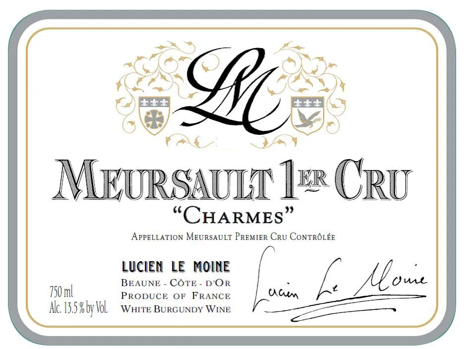 Meursault Charmes Premier Cru Bottle