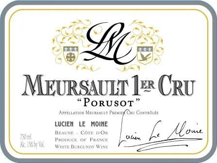 Meursault Porusot Premier Cru Bottle