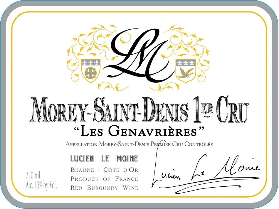 Morey-St-Denis Les Genavrieres Premier Cru Bottle
