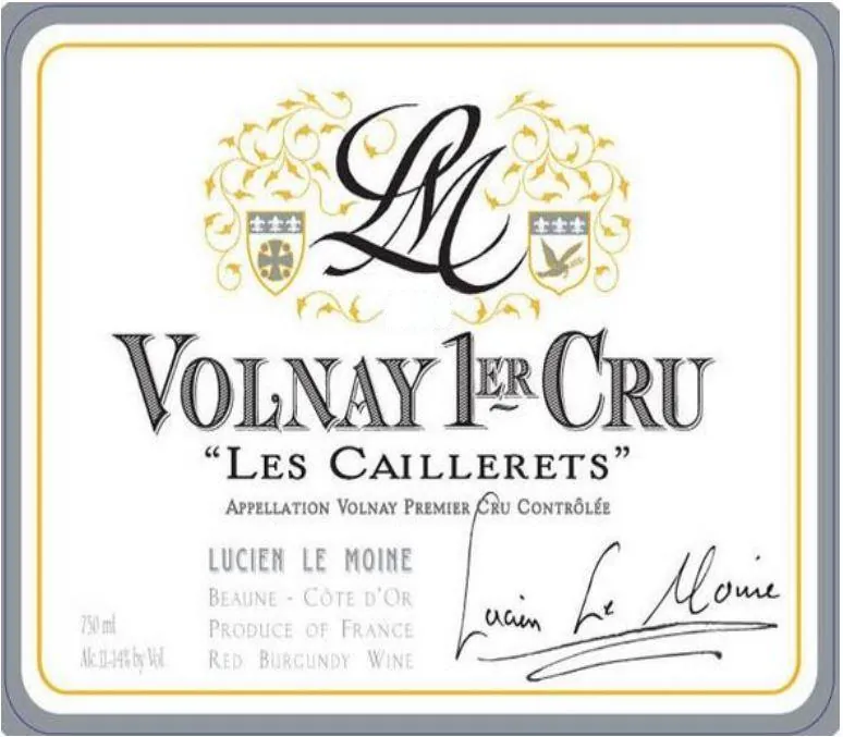 Volnay Les Caillerets Premier Cru Bottle