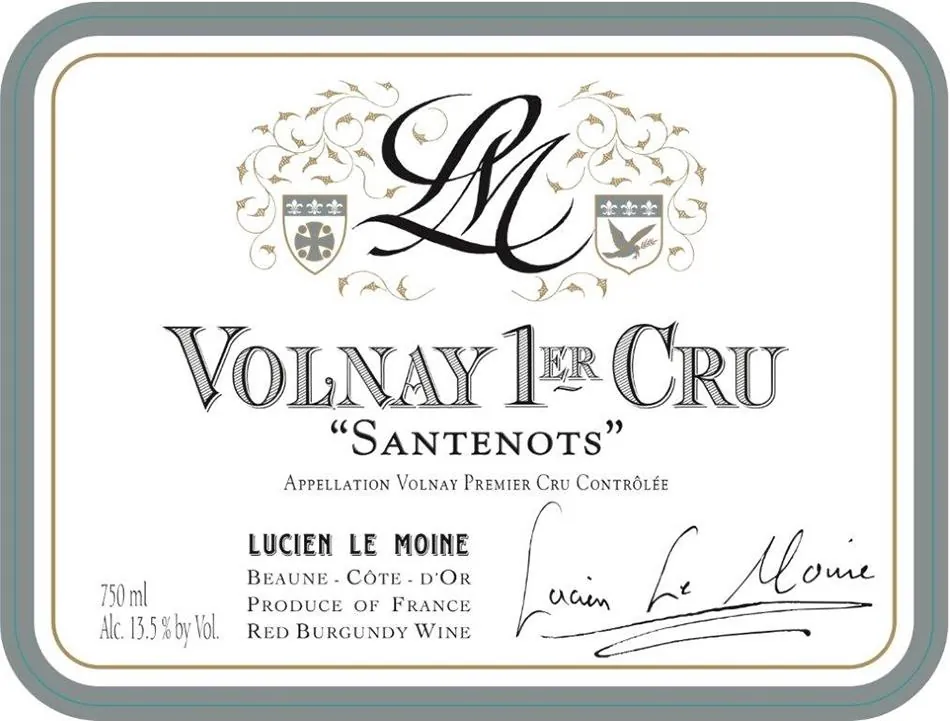 Volnay Santenots Premier Cru Bottle