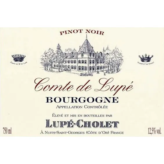 Comte de Lupe Rouge Bottle