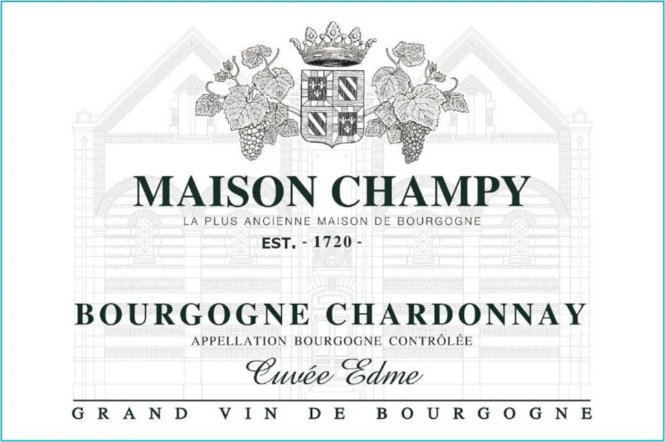 Bourgogne Chardonnay Cuvee Edme Bottle