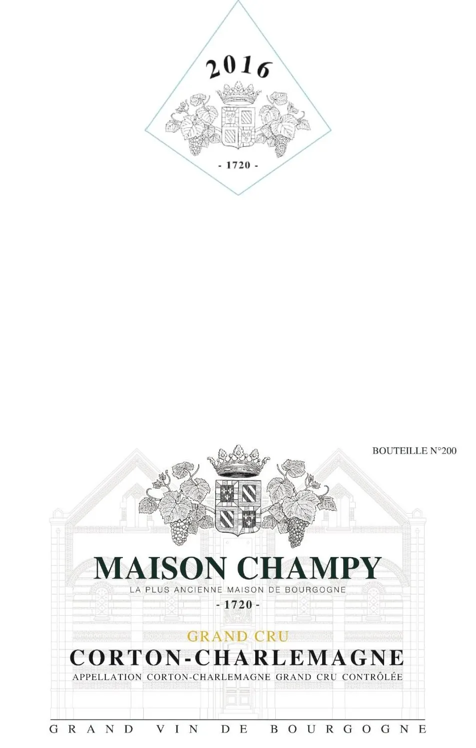 Corton-Charlemagne Grand Cru Bottle