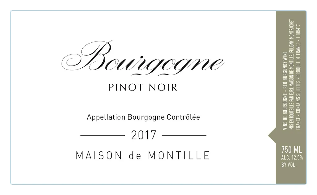 Bourgogne Rouge Bottle