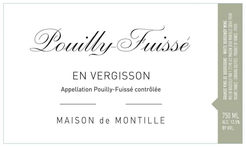 Pouilly-Fuisse En Vergisson Bottle