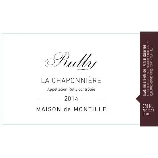 Rully Blanc La Chaponniere Bottle