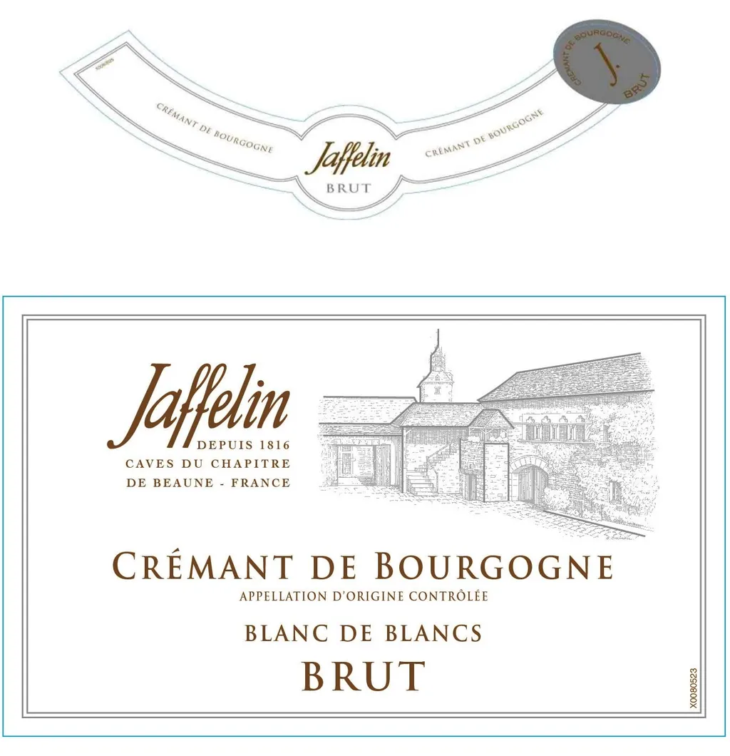 Jaffelin Cremant de Bourgogne Blanc de Blancs Brut Bottle